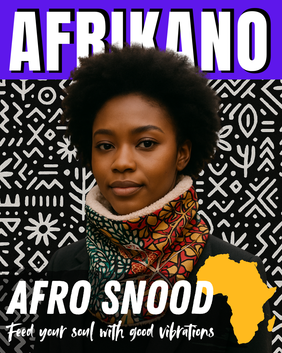 AFRO SNOOD LUXURIOUS NATURE