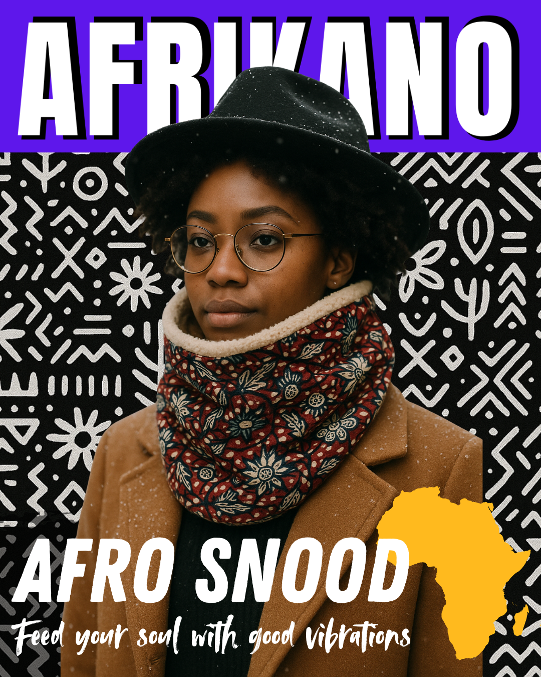 AFRO SNOOD FLORE