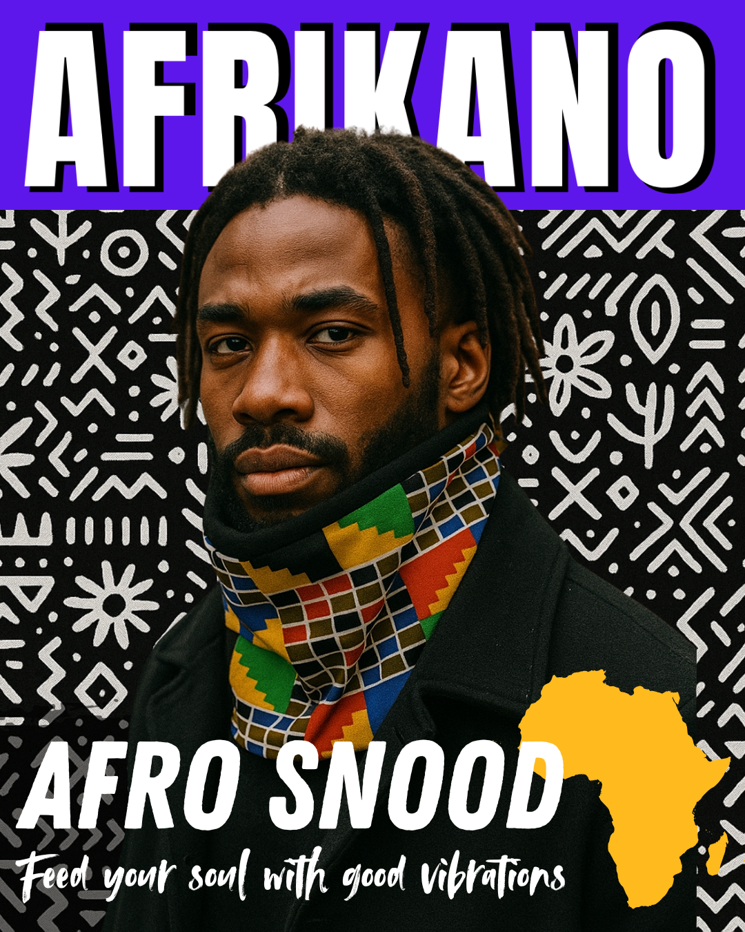 AFRO SNOOD KENTE