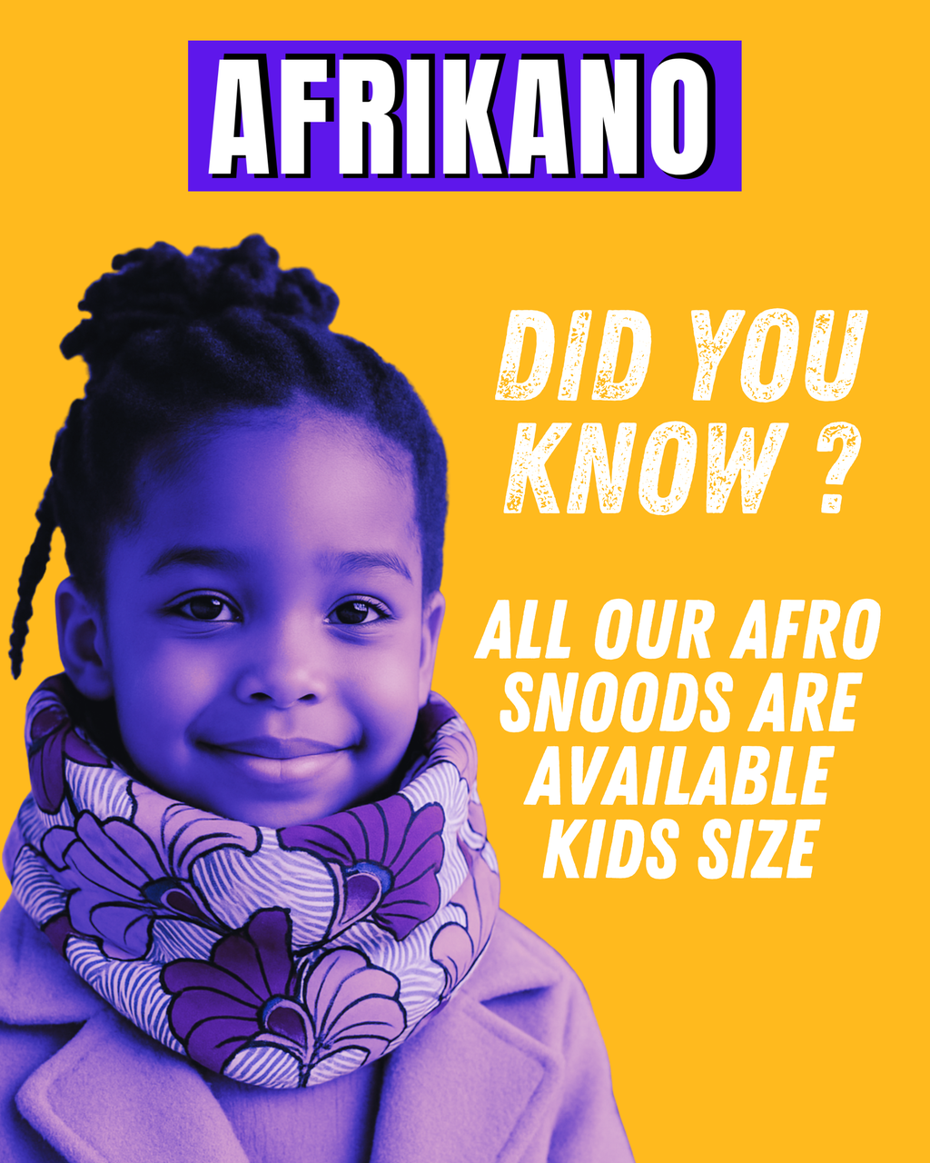 AFRO SNOOD KENTE