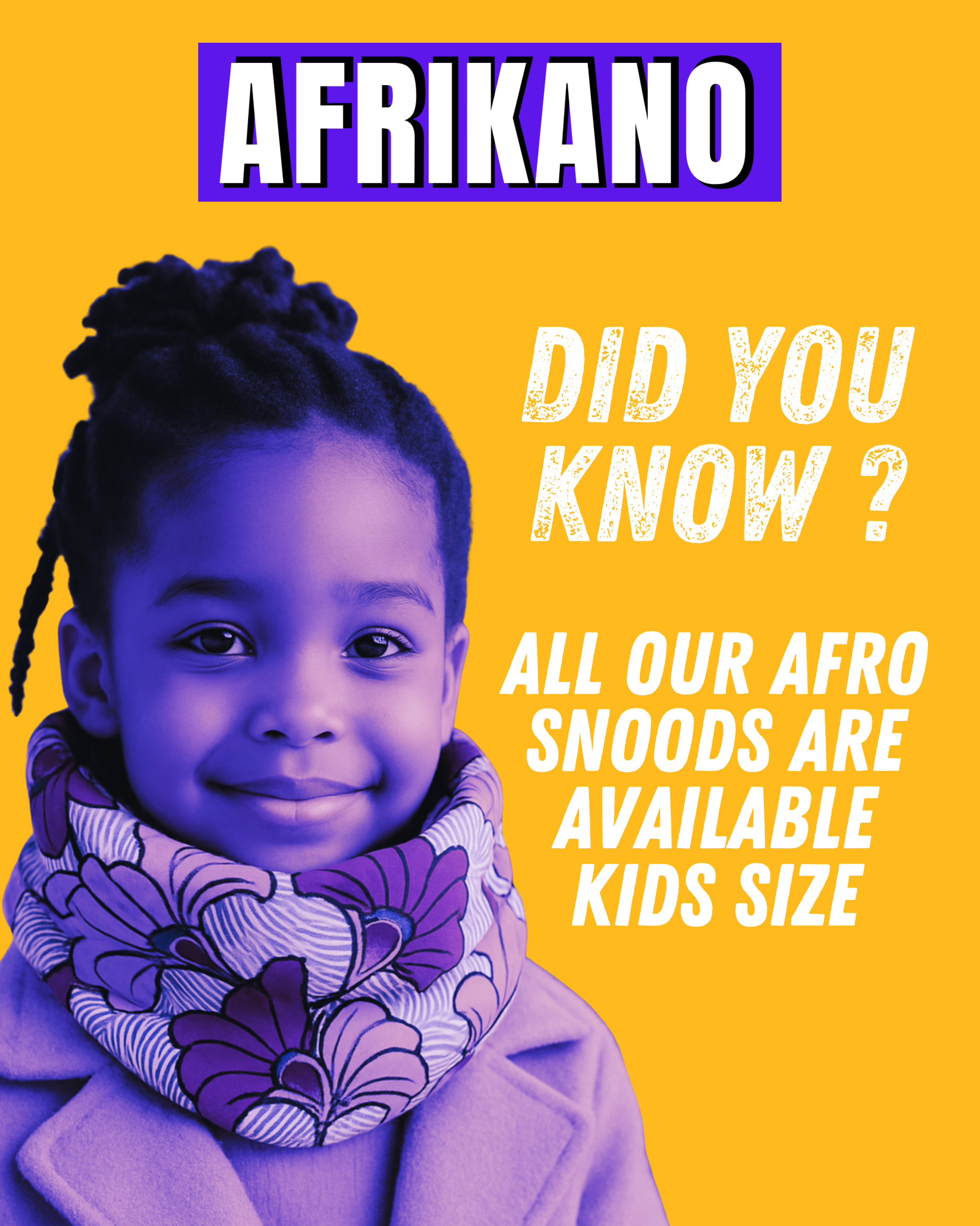 AFRO SNOOD FLORE