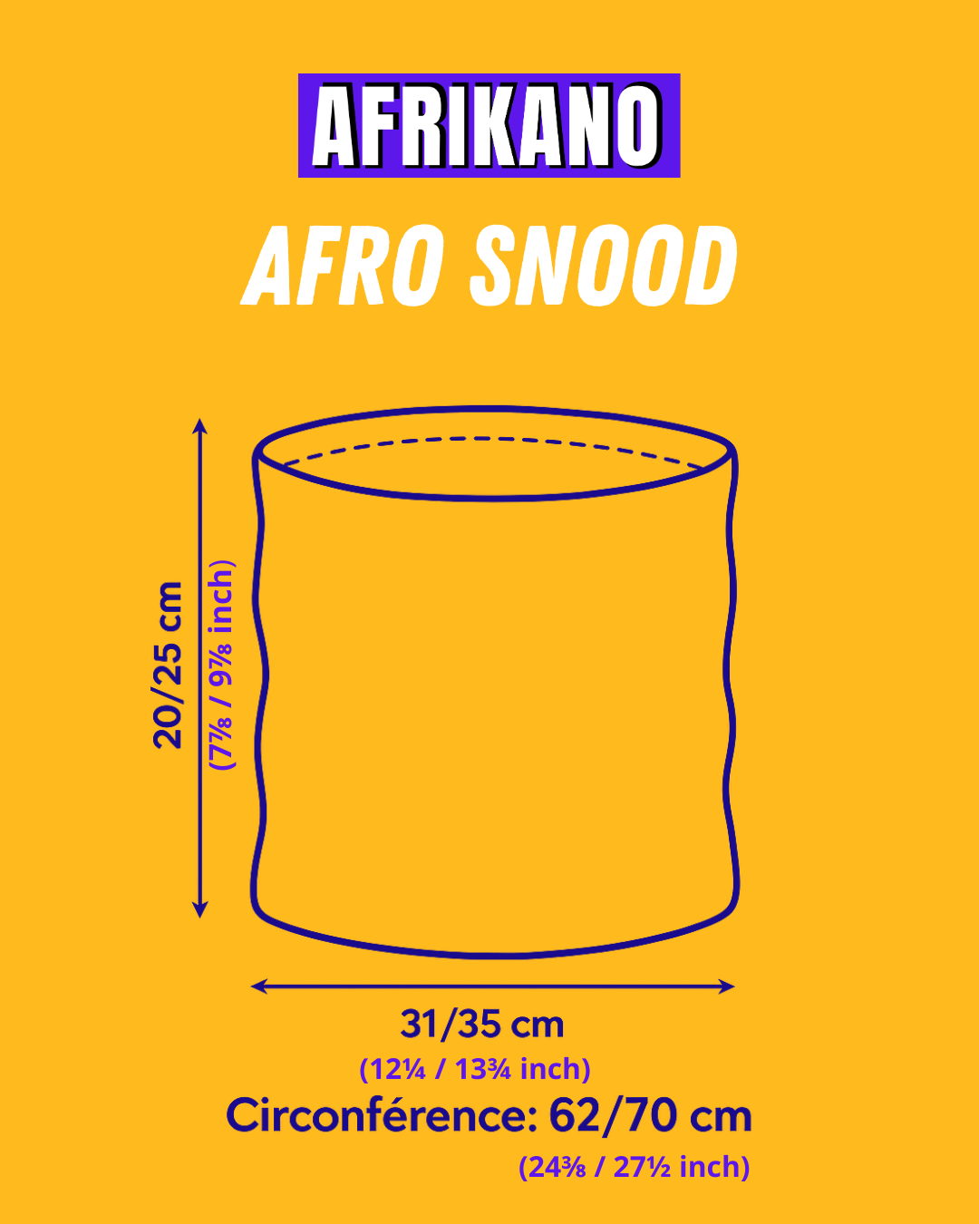 AFRO SNOOD FLORE